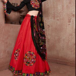 Traditional Lehenga Choli with beautiful dupatta .